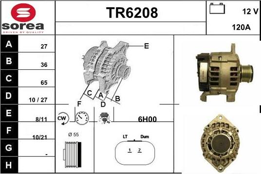 Sera TR6208 - Ģenerators ps1.lv