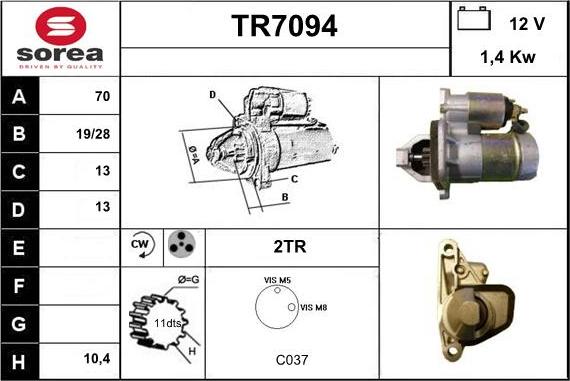 Sera TR7094 - Starteris ps1.lv