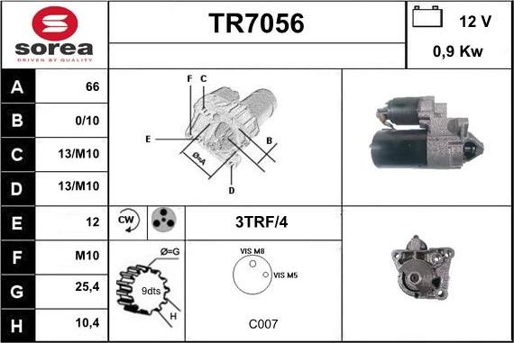 Sera TR7056 - Starteris ps1.lv