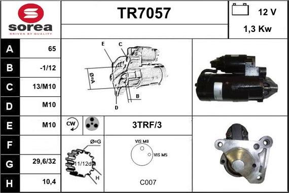 Sera TR7057 - Starteris ps1.lv