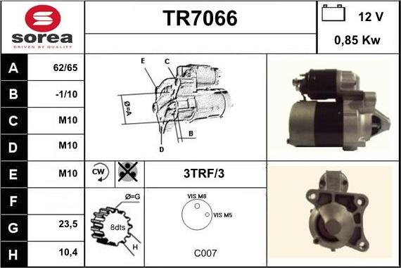 Sera TR7066 - Starteris ps1.lv