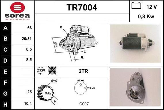 Sera TR7004 - Starteris ps1.lv