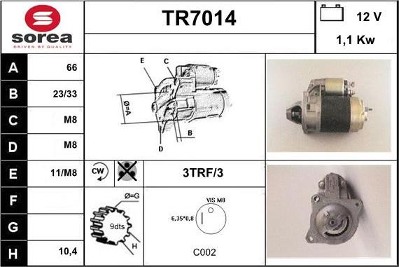 Sera TR7014 - Starteris ps1.lv