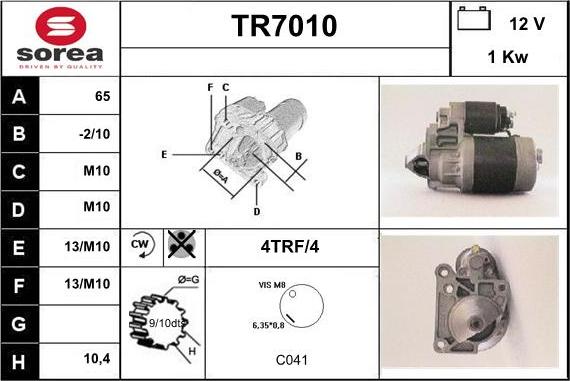 Sera TR7010 - Starteris ps1.lv