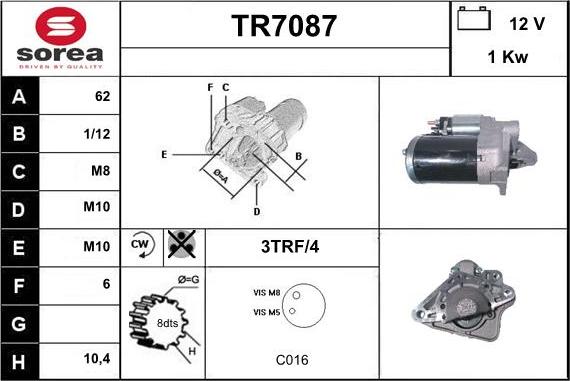 Sera TR7087 - Starteris ps1.lv