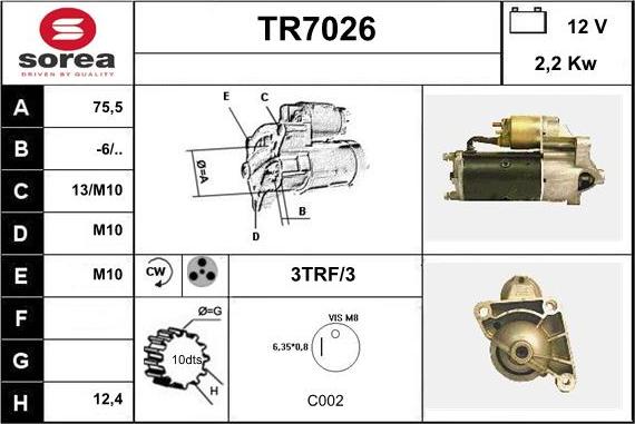 Sera TR7026 - Starteris ps1.lv