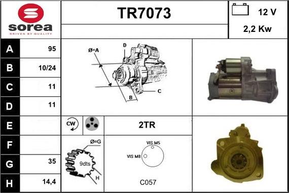 Sera TR7073 - Starteris ps1.lv