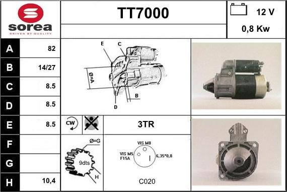 Sera TT7000 - Starteris ps1.lv