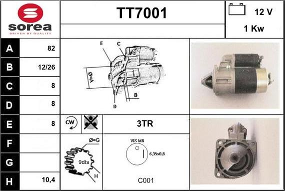 Sera TT7001 - Starteris ps1.lv