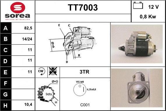 Sera TT7003 - Starteris ps1.lv