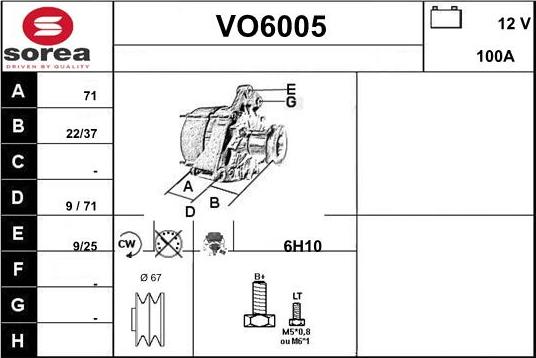 Sera VO6005 - Ģenerators ps1.lv