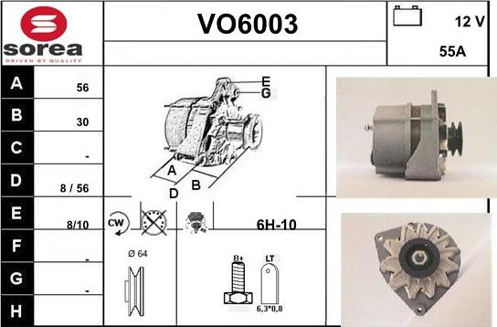 Sera VO6003 - Ģenerators ps1.lv