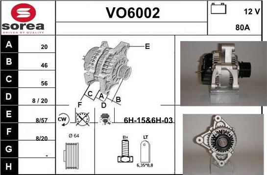 Sera VO6002 - Ģenerators ps1.lv