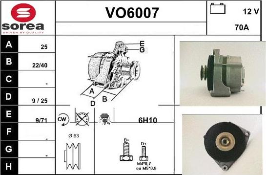 Sera VO6007 - Ģenerators ps1.lv