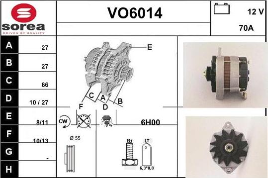 Sera VO6014 - Ģenerators ps1.lv