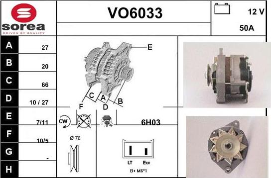 Sera VO6033 - Ģenerators ps1.lv