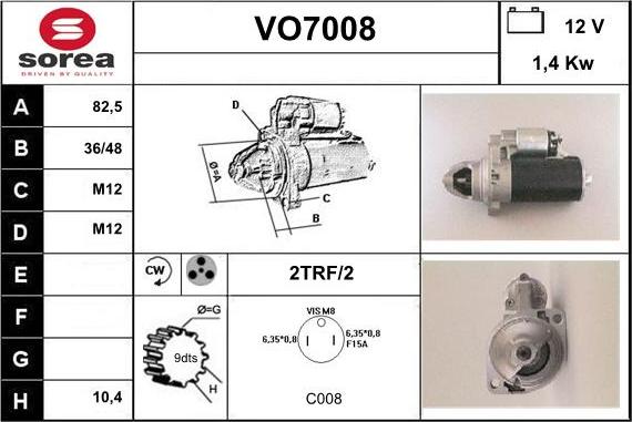 Sera VO7008 - Starteris ps1.lv