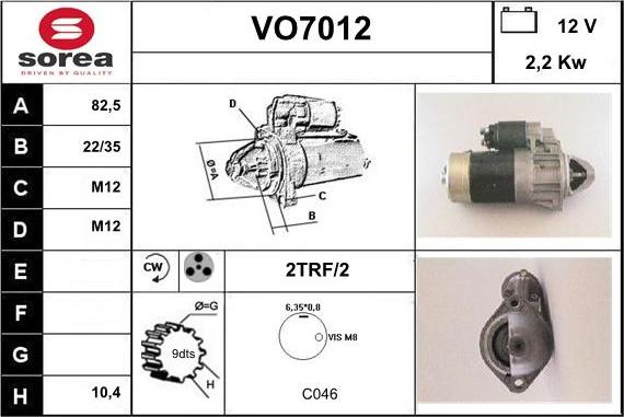 Sera VO7012 - Starteris ps1.lv