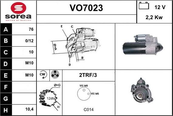 Sera VO7023 - Starteris ps1.lv