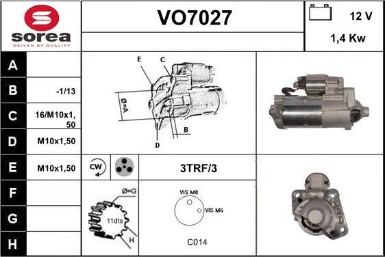 Sera VO7027 - Starteris ps1.lv