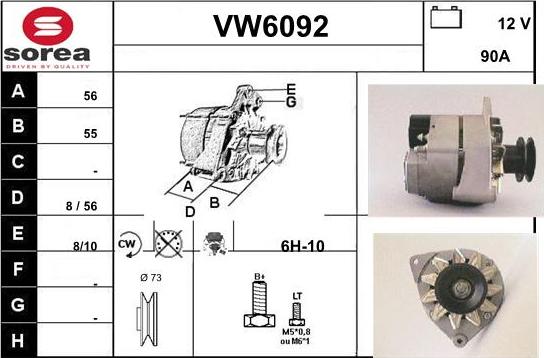 Sera VW6092 - Ģenerators ps1.lv