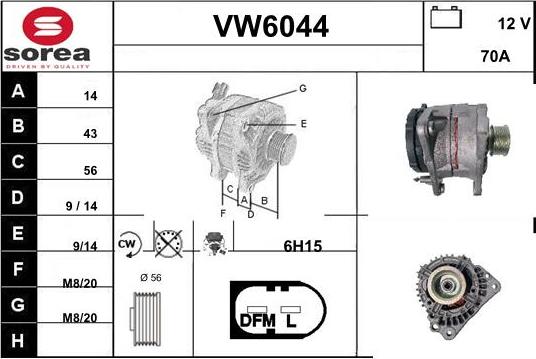 Sera VW6044 - Ģenerators ps1.lv