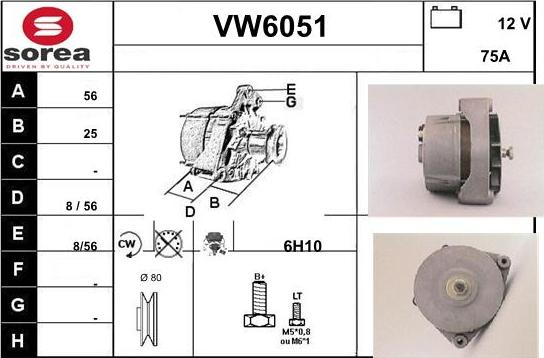 Sera VW6051 - Ģenerators ps1.lv