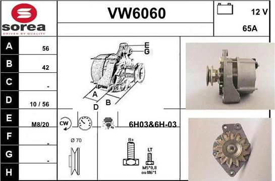 Sera VW6060 - Ģenerators ps1.lv