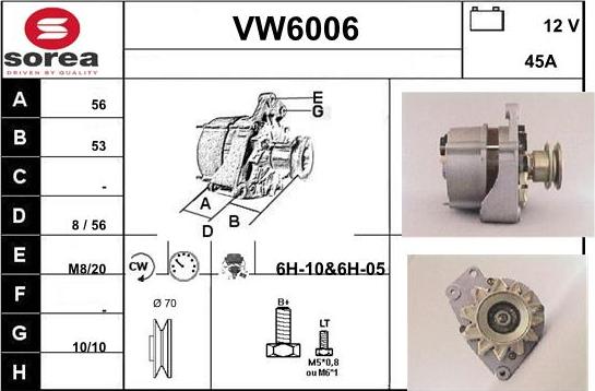 Sera VW6006 - Ģenerators ps1.lv