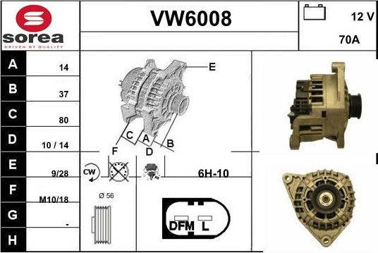 Sera VW6008 - Ģenerators ps1.lv