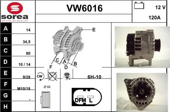 Sera VW6016 - Ģenerators ps1.lv