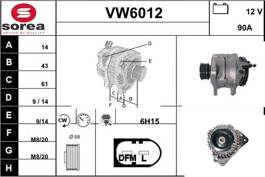 Sera VW6012 - Ģenerators ps1.lv