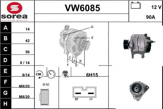 Sera VW6085 - Ģenerators ps1.lv