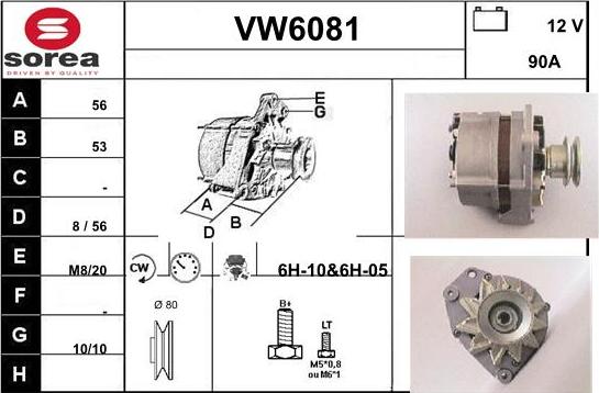 Sera VW6081 - Ģenerators ps1.lv