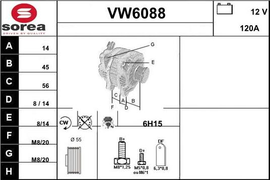 Sera VW6088 - Ģenerators ps1.lv