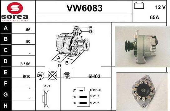 Sera VW6083 - Ģenerators ps1.lv