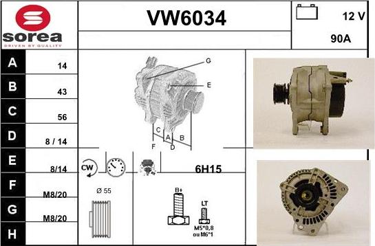 Sera VW6034 - Ģenerators ps1.lv