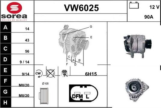 Sera VW6025 - Ģenerators ps1.lv