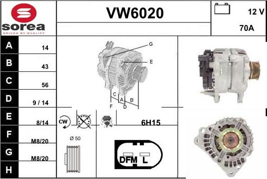 Sera VW6020 - Ģenerators ps1.lv