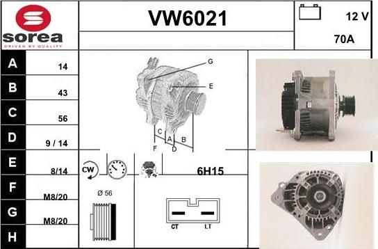 Sera VW6021 - Ģenerators ps1.lv