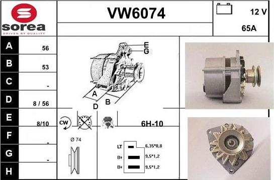 Sera VW6074 - Ģenerators ps1.lv