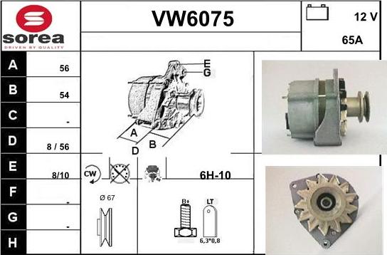 Sera VW6075 - Ģenerators ps1.lv