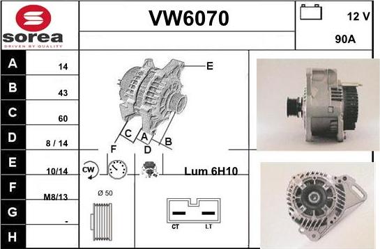 Sera VW6070 - Ģenerators ps1.lv