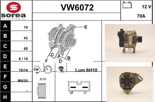 Sera VW6072 - Ģenerators ps1.lv