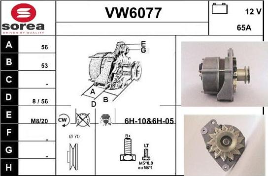 Sera VW6077 - Ģenerators ps1.lv