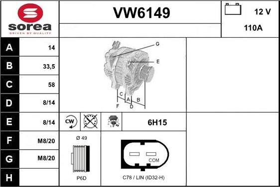 Sera VW6149 - Ģenerators ps1.lv