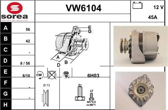 Sera VW6104 - Ģenerators ps1.lv