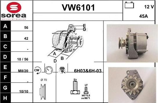 Sera VW6101 - Ģenerators ps1.lv