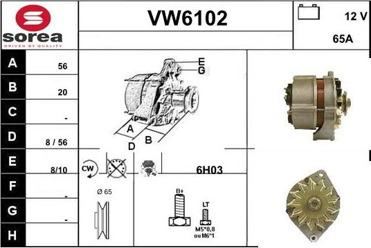 Sera VW6102 - Ģenerators ps1.lv