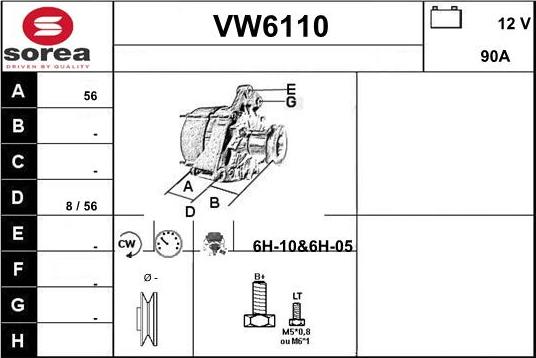 Sera VW6110 - Ģenerators ps1.lv